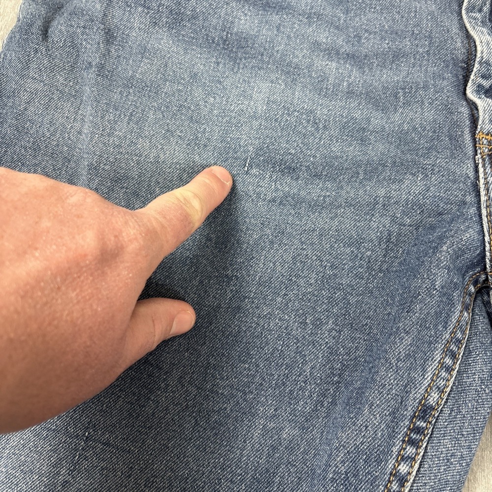 Lee Men Relaxed Fit Straight Leg Blue Denim Jeans Size 41x30.5 - Picture 3 of 12